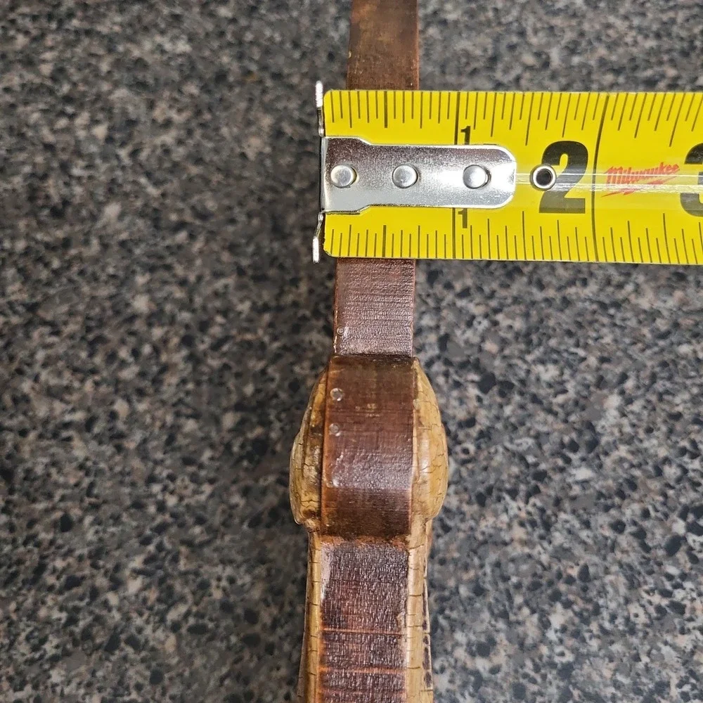 VINTAGE Hand-Carved 2-Sided Wooden Decorative Wall Paddle Spoon Country‎ Rustic